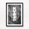 Gion Kyoto Japan Art. Typography design poster