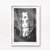 Gion Kyoto Japan Art. Typography design poster