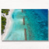 Tropical Beach Aerial above the Maldives