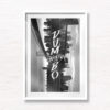 Brooklyn Art Poster. Wandering Types Collection.