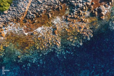 Rocky Ocean Aerial Gordons Bay, Coogee