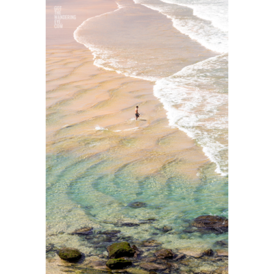 Fine Art Photography Print. Swimmer enjoying Bondi Beach on a hot Summers day.