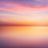 Tropical Beach Sunrise. Long exposure pink sky
