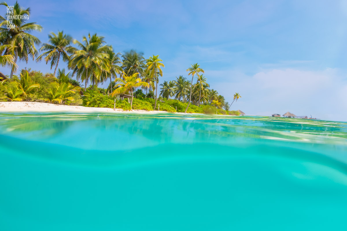 Over Under Ocean island paradise maldives