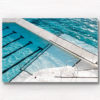 Turquoise waters of Bondi Icebergs