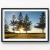 A couple enjoying a beautiful sunrise and morning walk along Coogee Beach