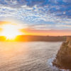 Fine Art Photography Print. Stunning sun setting into the ocean, Great Ocean Road, Victoria