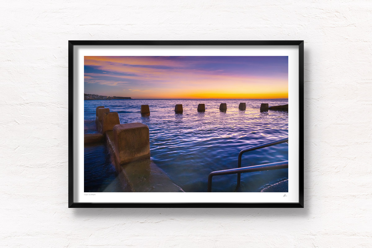 Purple Sunrise at Ross Jone Memorial Rockpool Coogee