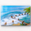 Oceanscape photography, long exposure of Ross Jones Rockpool, Coogee