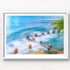 Oceanscape photography, long exposure of Ross Jones Rockpool, Coogee