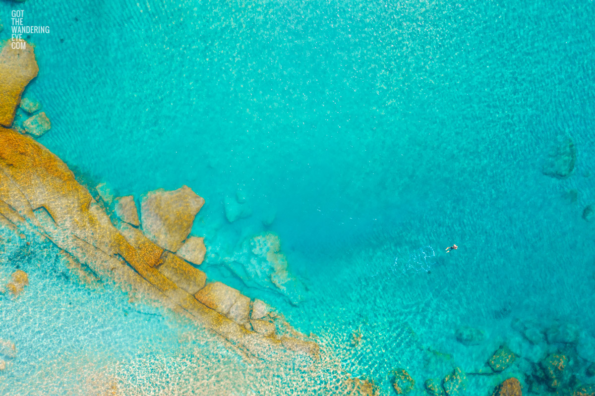 Clear turquoise ocean waters at South Cronulla Beach.