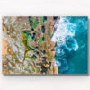 Fine art print of above the figure 8 pools rock shelf in the Royal National Park.