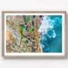 Fine art print of above the figure 8 pools rock shelf in the Royal National Park.