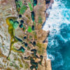 Above the figure 8 pools rock shelf in the Royal National Park.