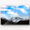 Woman gazing at the peak of Aoraki Mount Cook New Zealand by Allan Chan