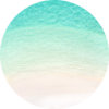 Ocean Aerial Maldives . ChromaLuxe round metal print of the ocean. Aerial oceanscape above crystal clear ocean in the island paradise of the Maldives. Wall art delivered and ready to hang.
