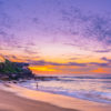 Tamarama Beach SLSC Swimmer enjoying a spectacular sunrise.