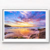Tamarama Beach Sunrise Delight. Incredibly beautiful puffy cloud sky sunrise at 6am at Tamarama Beach