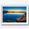 Sunrise at Sydney's Best Ocean Pool. Reflections on an empty still rock pool at Mahon Pool Maroubra by Allan Chan.
