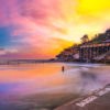 Stunning sunrise at Wylies Baths Coogee Beach. One of Sydney’s best ocean rock pools, by Allan Chan.