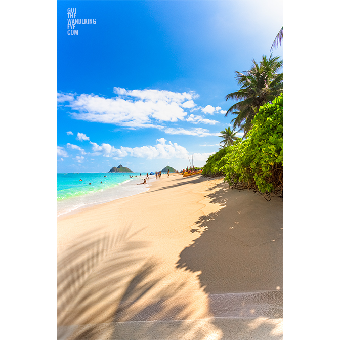 Lanikai Beach Hawaii one of the most beautiful beaches in the world.