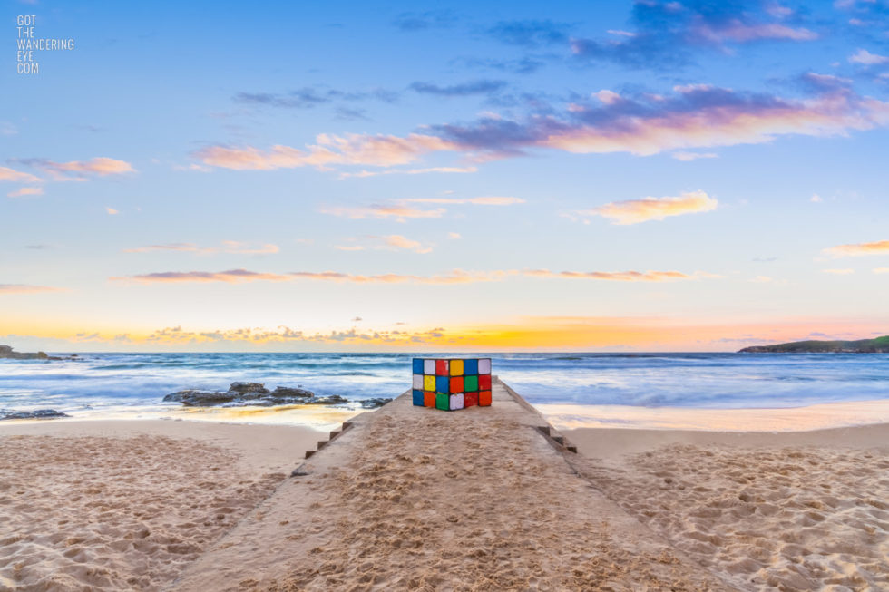 Rubiks Cube Maroubra Beach | Seascape photos by Allan Chan