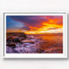 Sydneys best sunrise photography taken from Mistral Point at Maroubra. Framed art photography wall art print.