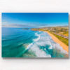 Bombo Beach aerial Kiama. Beautiful South Coast NSW view. Framed art photography wall art print by Allan Chan.