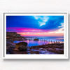 Neon pool maroubra. Purple sunrise at Maroubra.