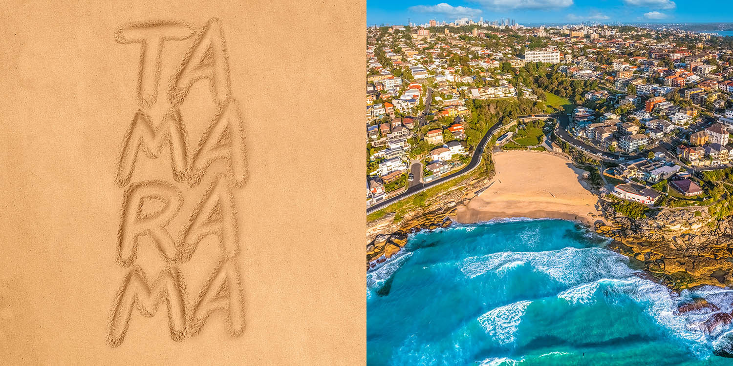 Wandrful Tamarama Beach Aerial