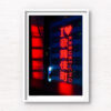 I love Kabuki Cho iconic neon lit sign in the red light district, Shinjuku, Tokyo. Framed art photography, wall art prints by Allan Chan.