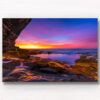 Spectacular purple sunrise, purple ocean pool paradise at Mahon Pool, Maroubra. Framed art photography, wall art prints by Allan Chan.
