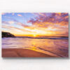 Tamarama Beach Sunrise Prints. Gorgeous golden glow in Sydney. Framed art photography, wall art prints by Allan Chan.