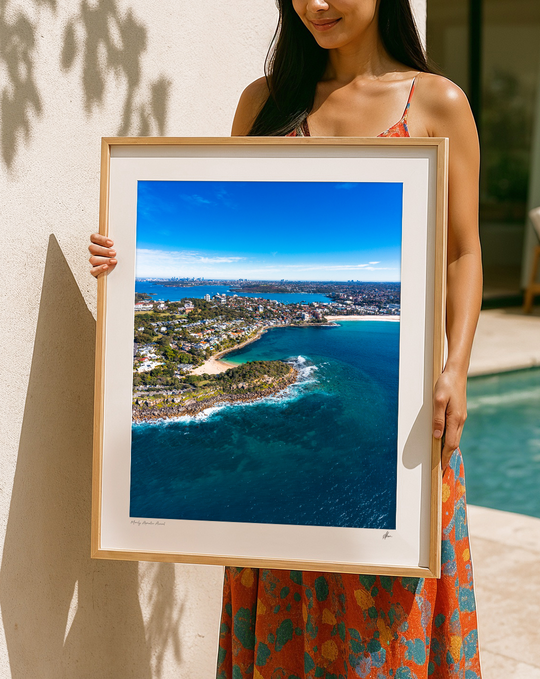 Manly Aquatic Aerial Gotthewanderingeye by Allan Chan. Fine art, travel photography prints - Manly aerial beach photography